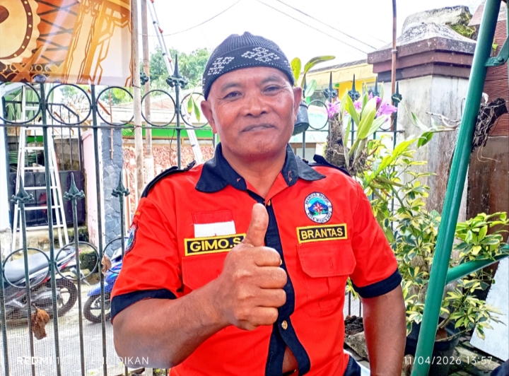 Salah satu penggerak awal Brantas Gimo. S area Pujon dengan penuh semangatnya tetap eksis di Brantas.