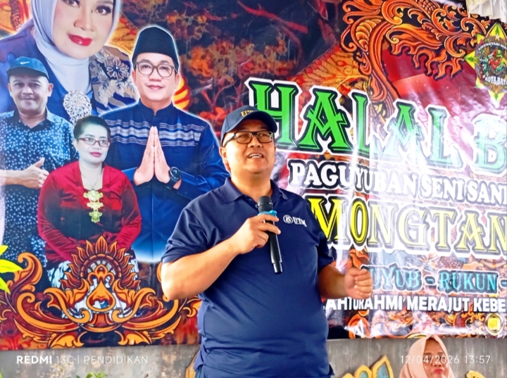 Kepala Dinas Pendidikan Kota Batu, ketika memberikan pencerahan pencerahanya serta dukungan seni dan budaya.