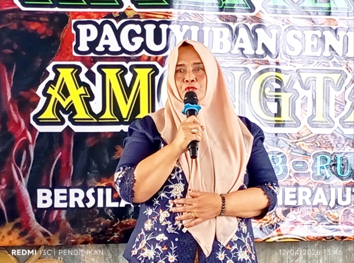 Ketua Sanduk Kota Batu, ketika memberikan pemaparanya.