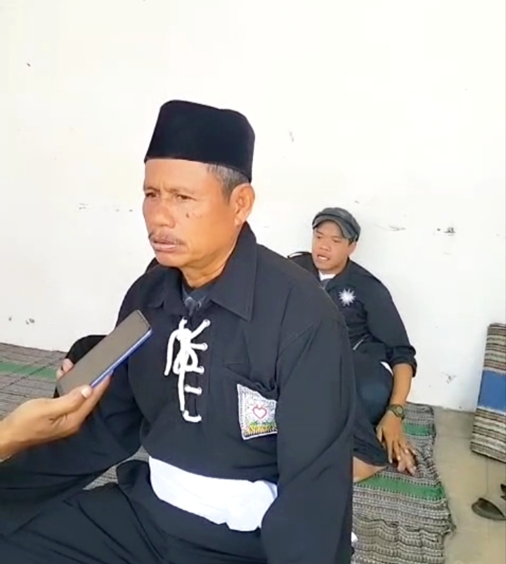 KangMas Joni Sunardi, Ketua PSHT Kabupaten Malang ketika memberikan pemaparanya.
