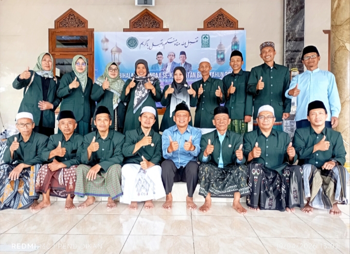Kabinmas kemenag Kota Batu ketika bersama sama dengan Ustad -Ustadzah dimasjid Sultan Agung. 