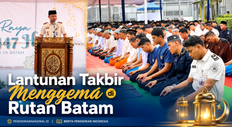 Lantunan Takbir Menggema di Rutan Batam Saat Sholat Idul Adha 1447 H