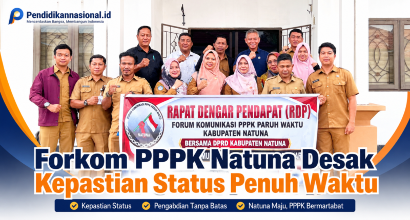 Forkom PPPK Natuna Desak Kepastian Status Penuh Waktu untuk 2.249 Tenaga Pengabdi