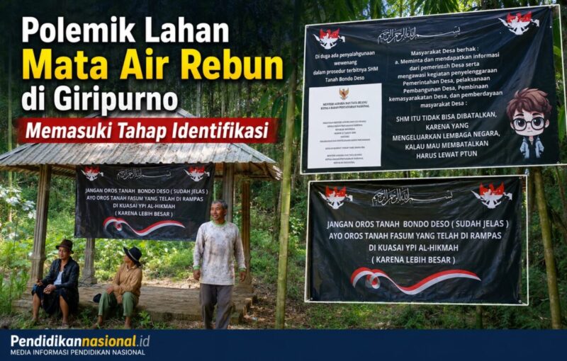 Polemik Lahan Mata Air Rebun di Giripurno Memasuki Tahap Identifikasi