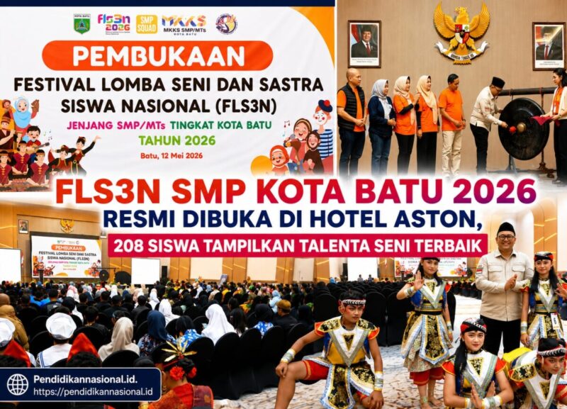 FLS3N SMP Kota Batu 2026 Resmi Dibuka di Hotel Aston, 208 Siswa Tampilkan Talenta Seni Terbaik