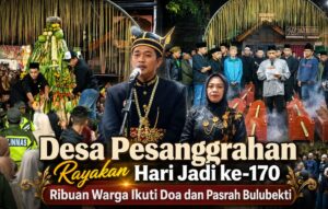 Desa Pesanggrahan Rayakan Hari Jadi ke-170, Ribuan Warga Ikuti Doa dan Pasrah Bulubekti