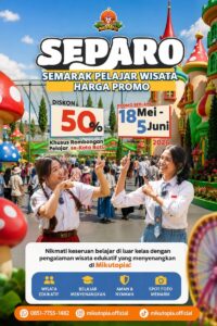 SEPARO MIKUTOPIA Resmi Dibuka, Rombongan Sekolah Kota Batu Dapat Harga Spesial