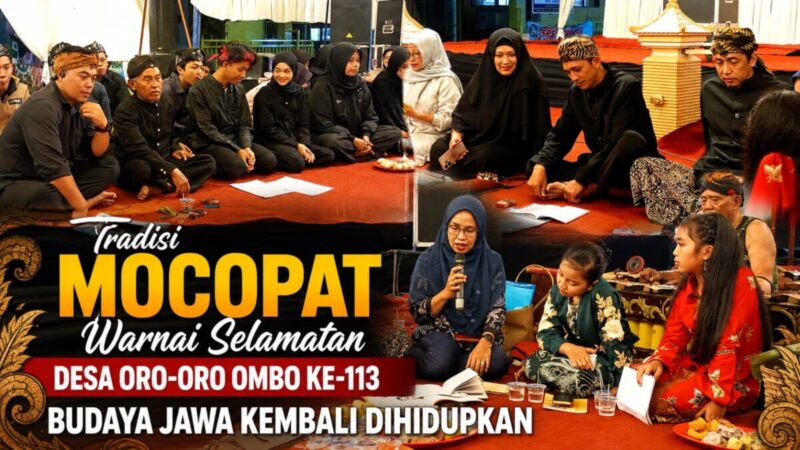 Tradisi Mocopat Warnai Selamatan Desa Oro-Oro Ombo ke-113, Budaya Jawa Kembali Dihidupkan