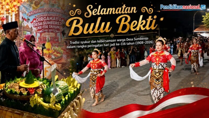 Desa Sumberejo Kota Batu Gelar Kirab Tumpeng Bulu Bekti, Tradisi Syukur yang Penuh Makna