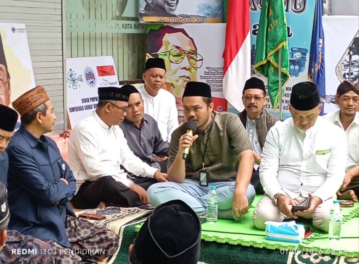 Dari BPJS Tenaga Kerja ketika memberikan pencerahan perihal BPJS. 