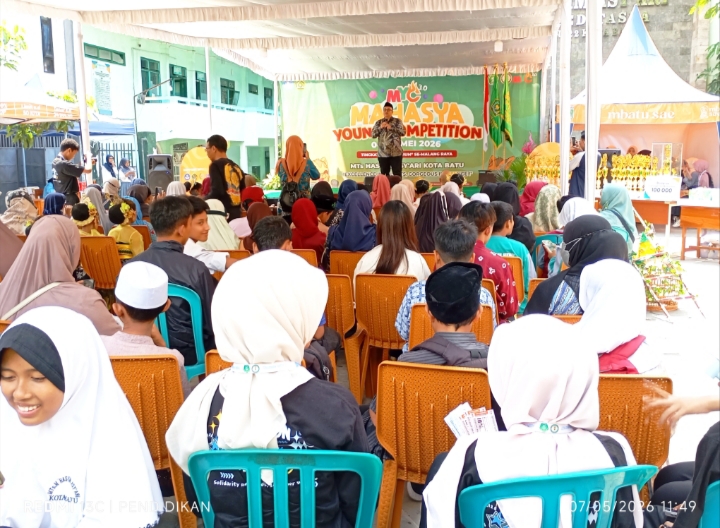Tampak Ratusan Siswa Siswi antusias mengikuti serangkaian kegiatan. 