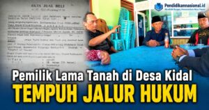 Sertifikat PTSL Dipersoalkan, Pemilik Lama Tanah di Desa Kidal Tempuh Jalur Hukum