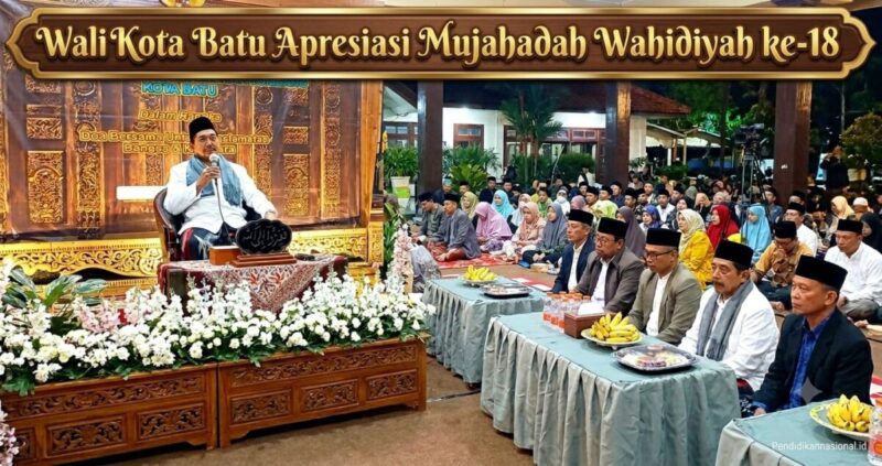 Wali Kota Batu Apresiasi Mujahadah Wahidiyah ke-18 Pilar Menuju Generasi Emas