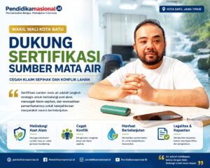 Wakil Wali Kota Batu Dukung Sertifikasi Sumber Mata Air, Cegah Klaim Sepihak dan Konflik Lahan