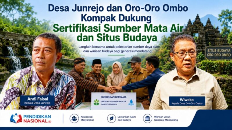 Desa Junrejo dan Oro-Oro Ombo Kompak Dukung Sertifikasi Sumber Mata Air dan Situs Budaya
