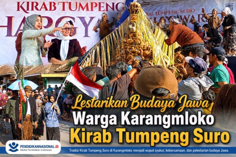 Melestarikan Budaya Jawa Guyub Rukun Warga Karangmloko dalam Kirab Tumpeng Suro