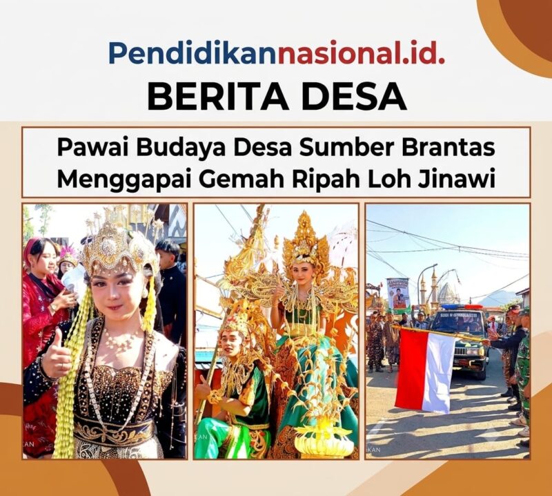 Pawai Budaya Desa Sumber Brantas Merawat Gotong Royong, Menggapai Gemah Ripah Loh Jinawi