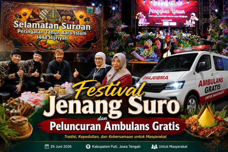 Festival Jenang Suro dan Peluncuran Ambulans Gratis Warnai Peringatan Satu Suro Desa Punten