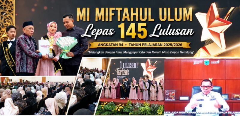 MI Miftahul Ulum Kota Batu Lepas 145 Lulusan, Raih Pengakuan sebagai Madrasah Inspiratif