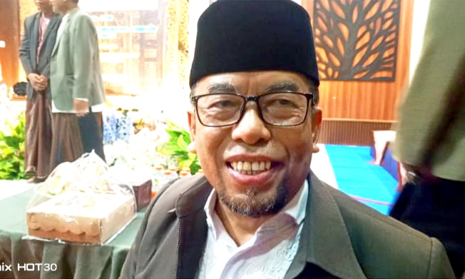 Camat Junrejo, Suparman ketika seusai kegiatan Mujahadah