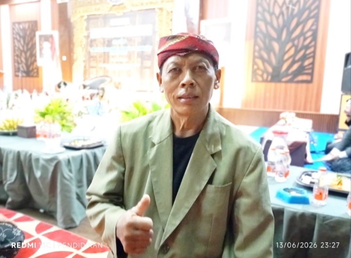 Ketua IPSI Kota Batu yang sekaligus Ketua Dewan PSHT Cabang Batu, Drs. Suyono ketika di lokasi Mujahadah.