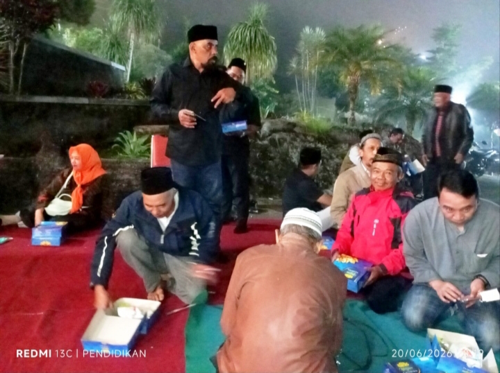 Tampak setelah usai kegiatan doa bersama yang diikuti secara antusiasnya.
