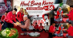 Haul Bung Karno ke-56 di Kota Batu, Jejak Sejarah dan Semangat Marhaenisme Kembali Digaungkan