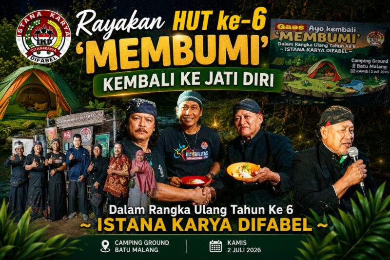 Rayakan HUT ke-6, Istana Karya Difabel ‘Membumi’,Kembali ke Jati Diri dan Kemandirian