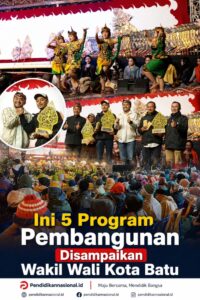 Malam Puncak Selamatan,Ini 5 Program Pembangunan Disampaikan Wakil Wali Kota Batu
