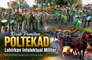 Kirab Pamitan Poltekad Angkatan VII di Kota Batu, Lahirkan Intelektual Militer Berbasis AI dan Siber