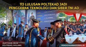 113 Lulusan Poltekad Resmi Diwisuda, Siap Jadi Penggerak Teknologi dan Siber TNI AD