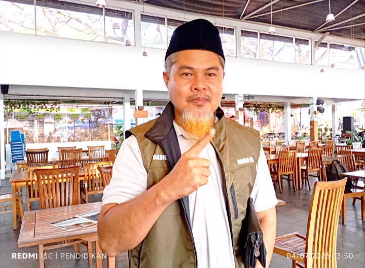 Ketua Wilayah Jawa Timur Garda Satu ketika di lokasi.