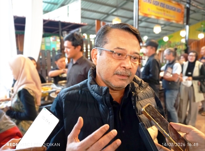 Salah satu narasumber, Id. Zainul Arifin ketika di sela sela kegiatan. 