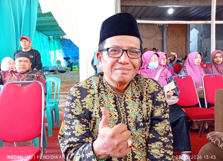 Ki Purbo Nasikin yang membina Ki Aghani ketika memberikan ungkapanya ke awak media.