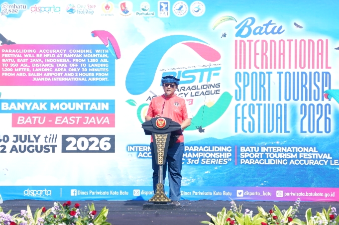 Ketua pelaksana ketika memberikan sambutanya.