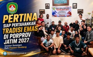 Pembina PERTINA Kota Batu “Perjuangan Tidak Akan Mengkhianati Hasil”, Siap Pertahankan Tradisi Emas di Porprov Jatim 2027