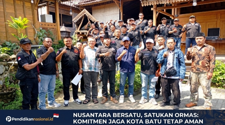 Nusantara Bersatu Satukan Ormas Malang Raya, Komitmen Jaga Kota Batu Tetap Aman