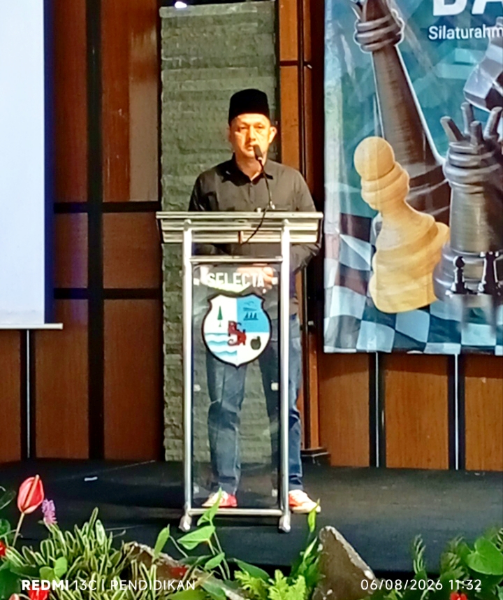 Salah satu wartawan yang berkesempatan untuk sesi Doa.