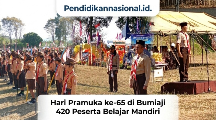 Hari Pramuka ke-65 di Bumiaji 420 Peserta Belajar Mandiri dan Dukung Swasembada Pangan