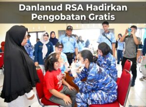 Danlanud RSA Hadirkan Pengobatan Gratis di HUT Ranai Darat