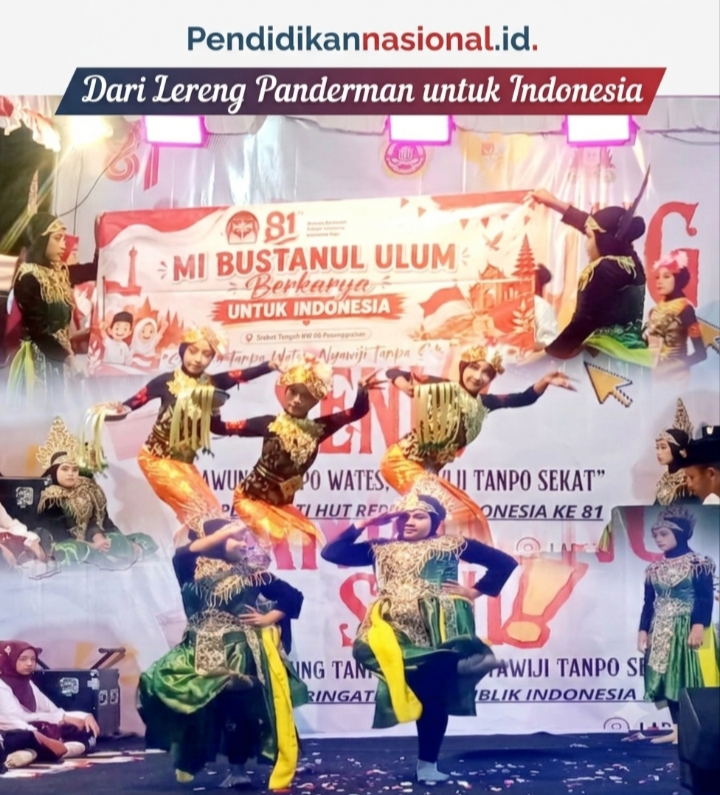Dari Lereng Panderman untuk Indonesia, Siswa MI Bustanul Ulum Tampilkan Karya Penuh Nasionalisme