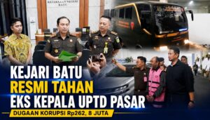 Kejari Batu Resmi Tahan Eks Kepala UPTD Pasar, Diduga Terima Rp262,8 Juta