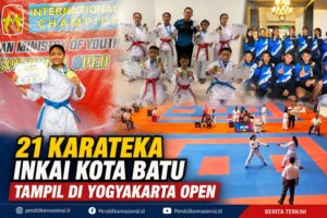 21 Karateka INKAI Kota Batu Tampil di Yogyakarta Open, Raih 24 Medali