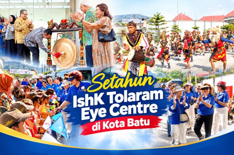 Setahun IshK Tolaram Eye Centre di Kota Batu 510 Pasien Jalani Operasi Katarak Gratis