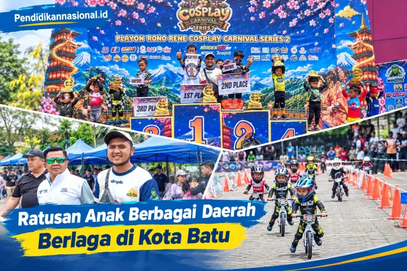 Push Bike Makin Diminati, Ratusan Anak dari Berbagai Daerah Berlaga di Kota Batu
