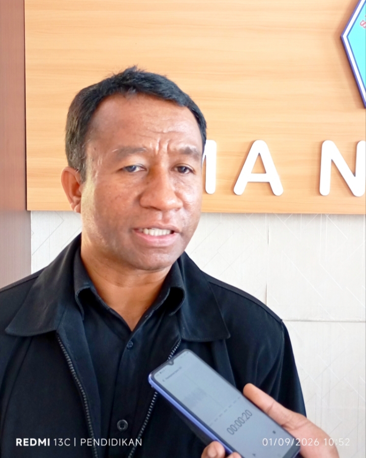 Ketua Panitia, Frederikus ketika menyampaikan ke awak media.