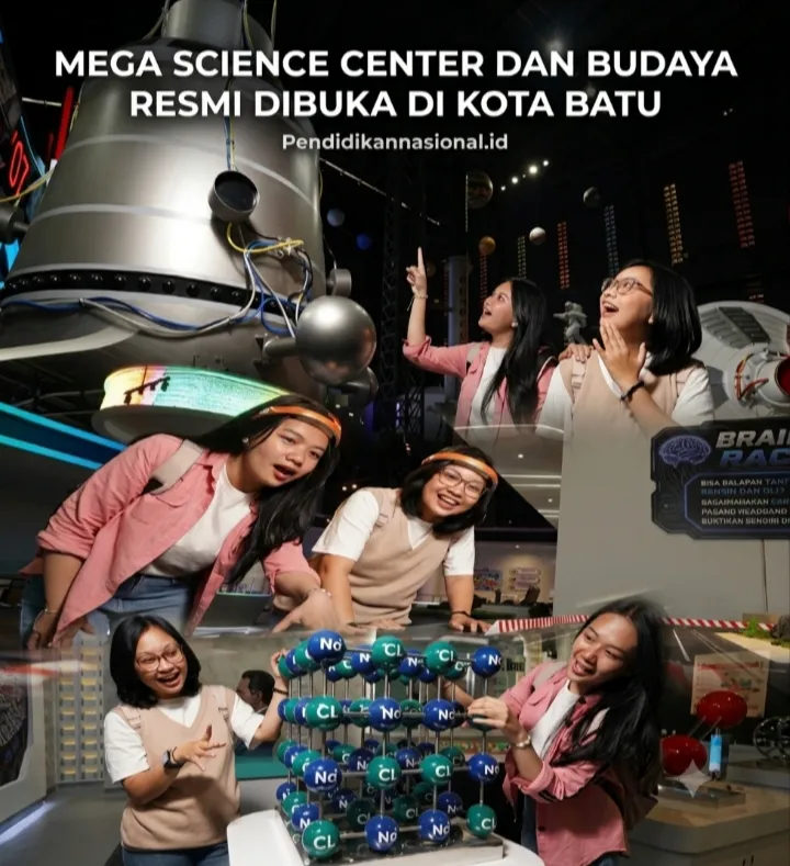 Mega Science Center dan Budaya Resmi Dibuka di Kota Batu 1.640 Alat Peraga Sains & Artefak dalam Satu Kawasan