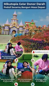 Donor Darah di Mikutopia Wujud Peduli Kemanusiaan