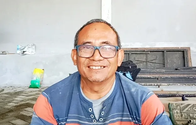 KangMas Sutrisno sebagai Ketua PSHT Cabang Baru ketika di lokasi.
