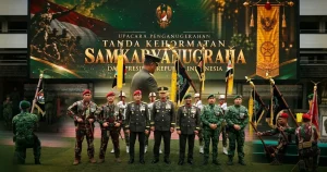Yonif 502 Kostrad Raih Samkarya Nugraha dari Presiden